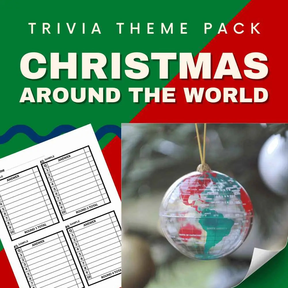 Christmas Around the World Trivia Night Theme Pack
