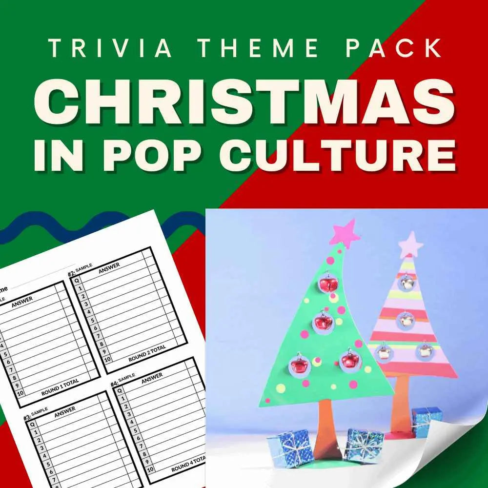 Christmas in Pop Culture Trivia – Fun Holiday Quiz Pack for Game Nights & Parties