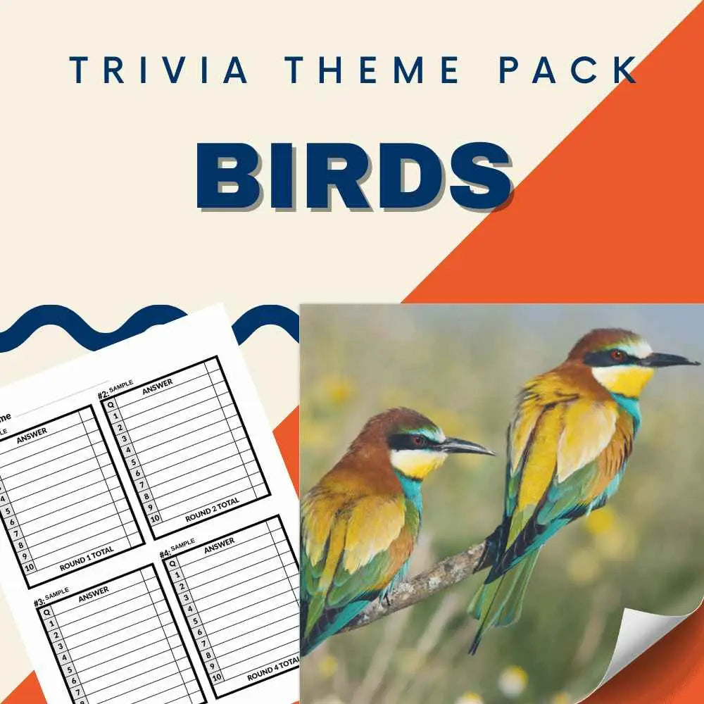 Birds Trivia Night Theme Pack