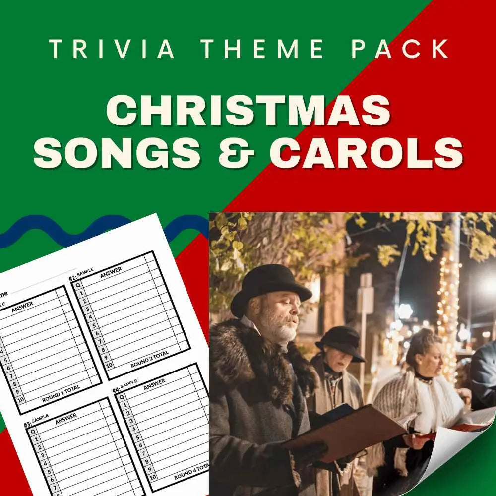 Christmas Songs and Carols Trivia Night Theme Pack