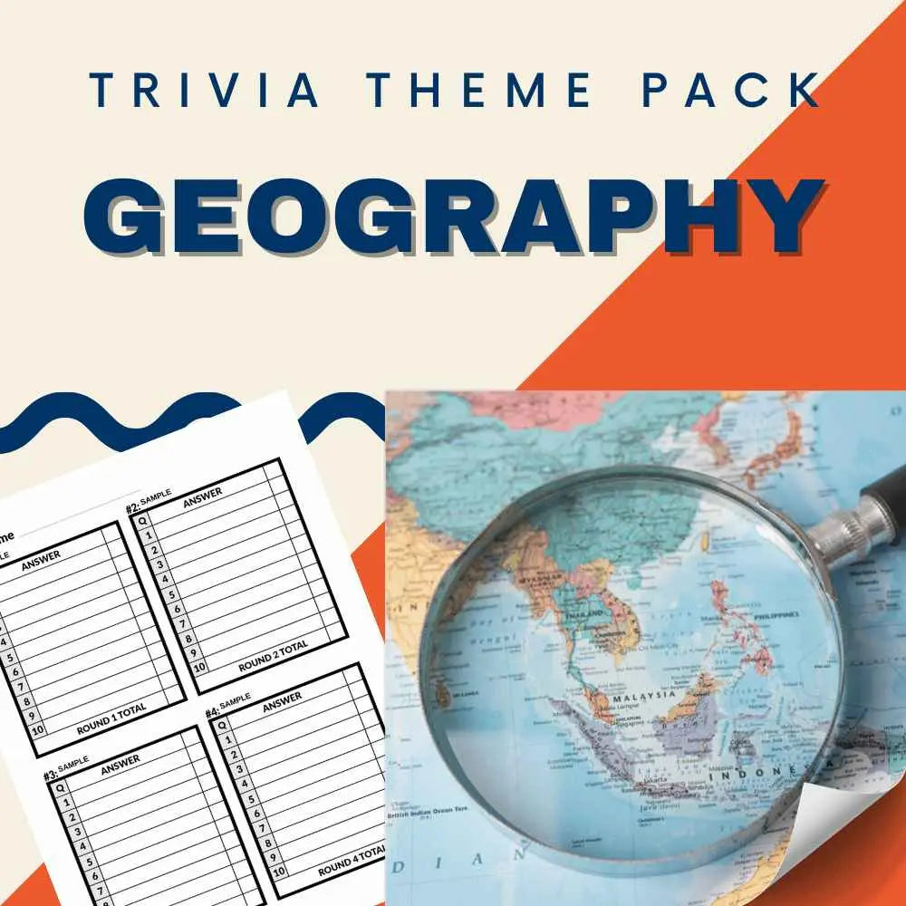Geography Trivia Night Theme Pack