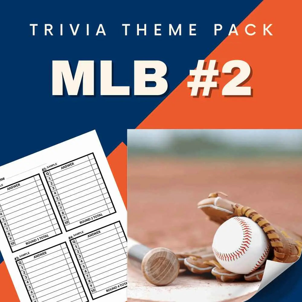 MLB #2 Trivia Night Theme Pack