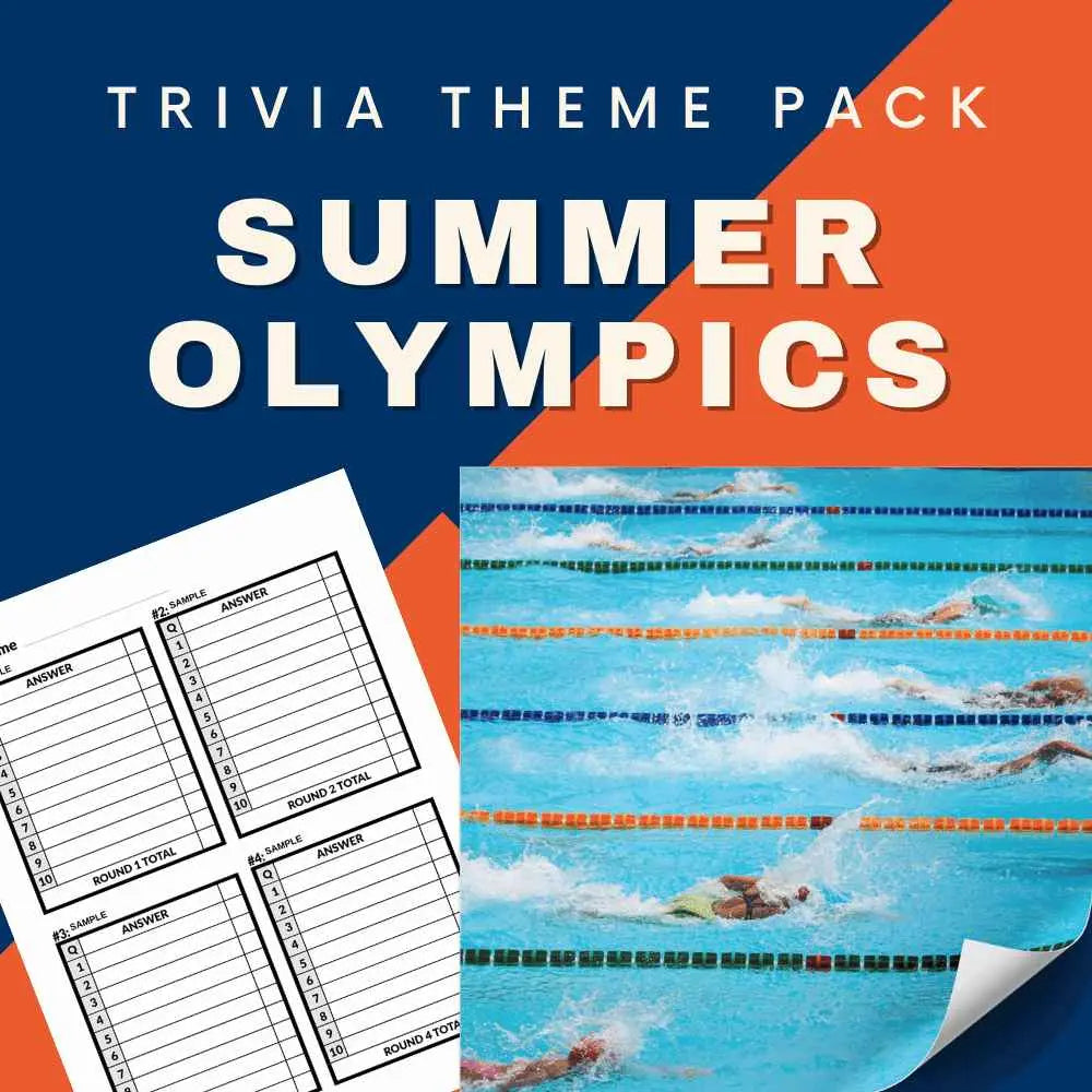 Summer Olympics Trivia Night Theme Pack