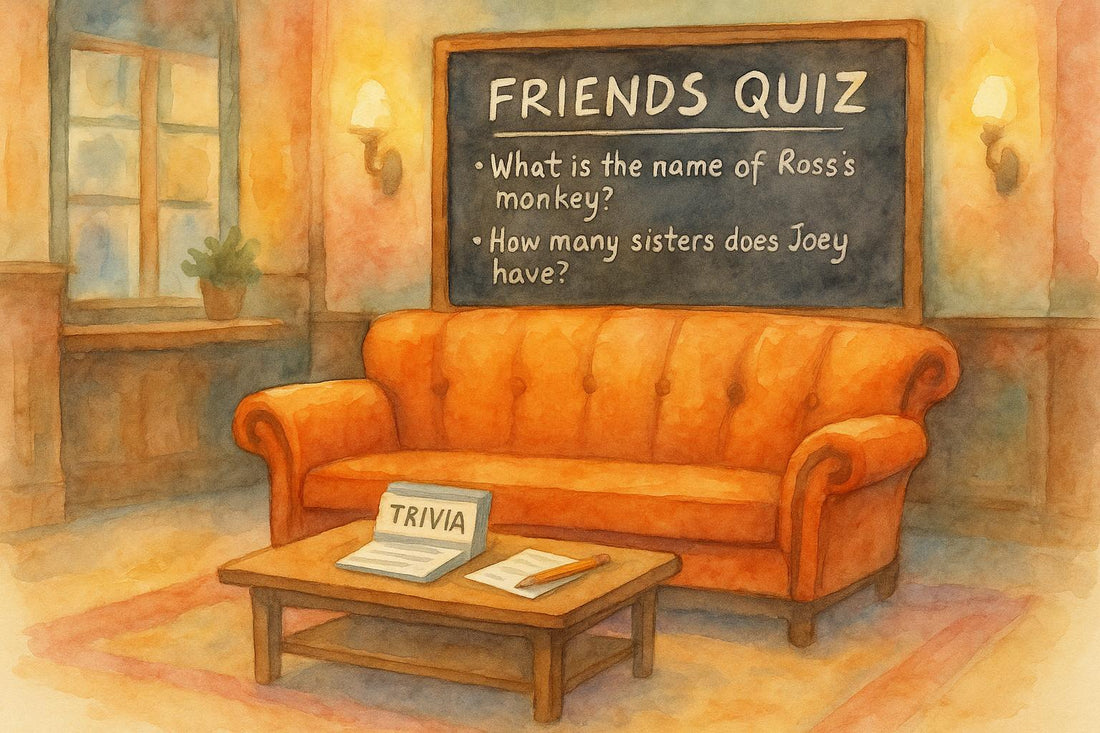 Friends Quiz and Trivia Fun Questions for TV Show Fans