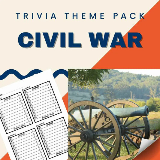 Civil War Trivia Night Theme Pack