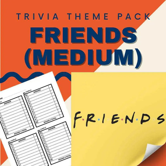 Friends Trivia Night (Medium) Trivia Night Theme Pack