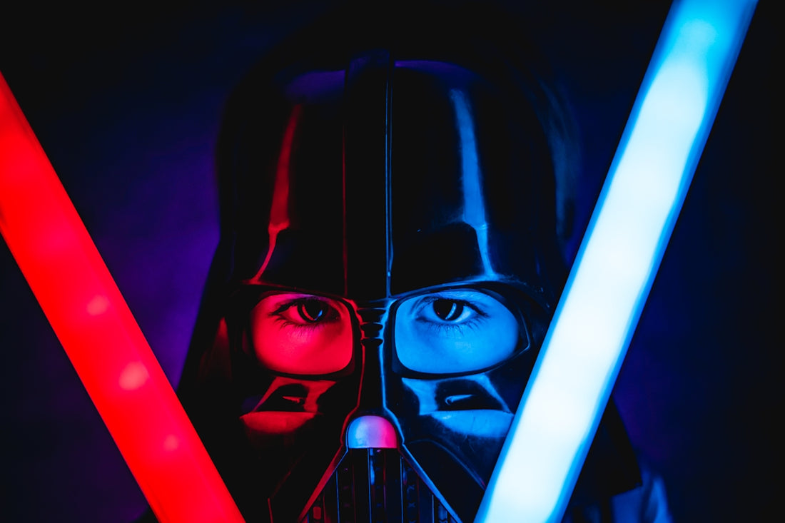 purple and black alien illustration