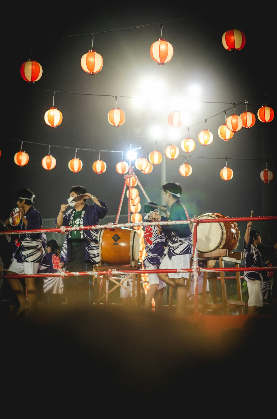 a group of people on a stage