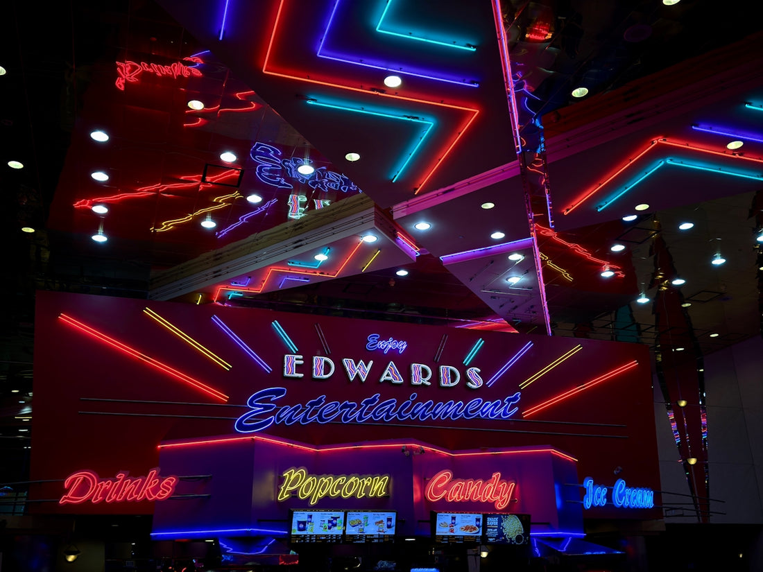Edwards entertainment movie theater sign.