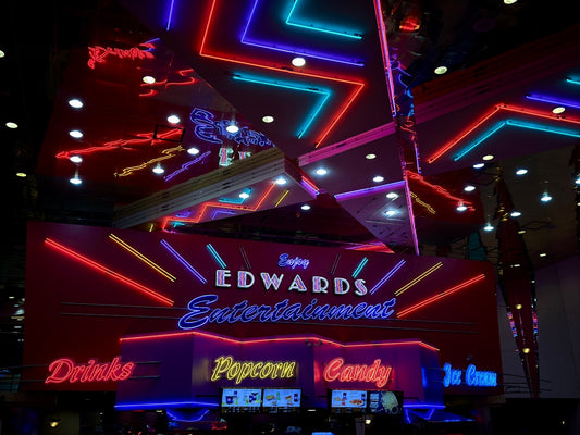 Edwards entertainment movie theater sign.