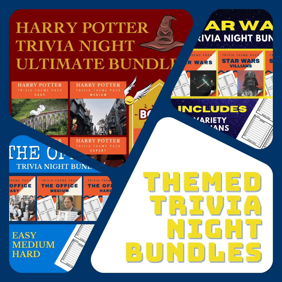 Theme Trivia Night Bundles