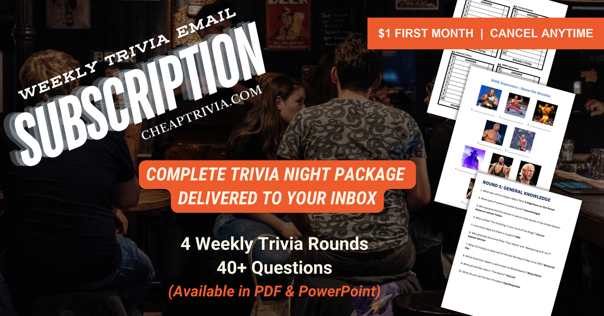 Weekly Trivia Subscription Service