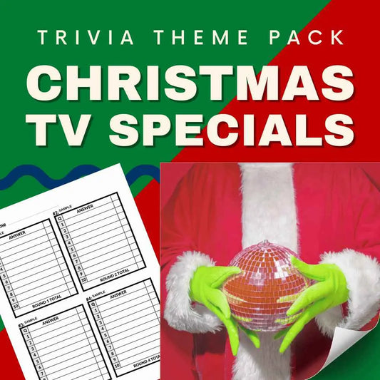 Christmas TV Specials Trivia Night Theme Pack