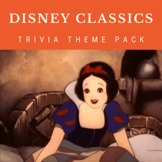 Disney Classics Trivia Night Theme Pack – Family-Friendly Trivia Event Covering Iconic Disney Movies