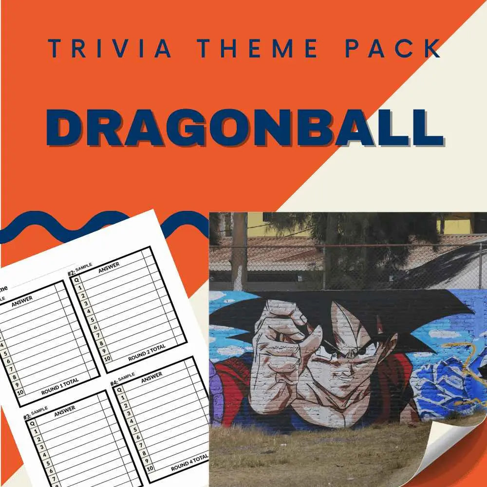 Dragon Ball Trivia Night Theme Pack