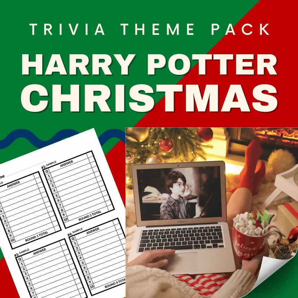 Harry Potter Christmas Trivia Night Theme Pack