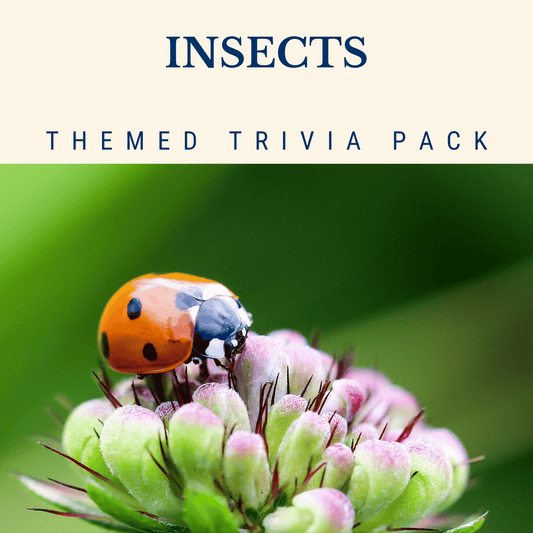 Insects Trivia Night Theme Pack – Educational Bug-Themed Trivia Event Covering Fascinating Insect Facts