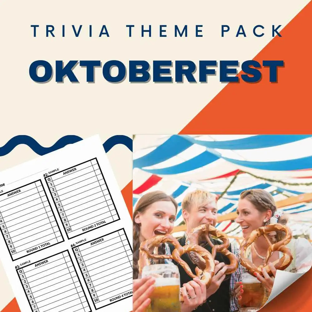 Oktoberfest Trivia Night Theme Pack