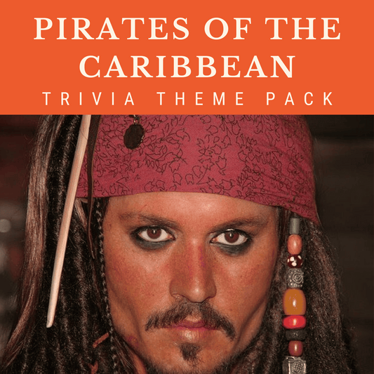 Pirates of the Caribbean Trivia Night Theme Pack for Bars and Restaurants