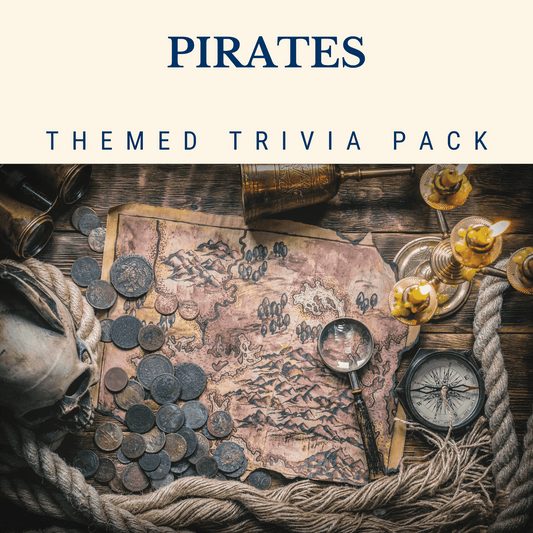 Pirate Trivia Night Theme Pack – Engaging Pirate-Themed Trivia Covering History, Famous Pirates, and Legends