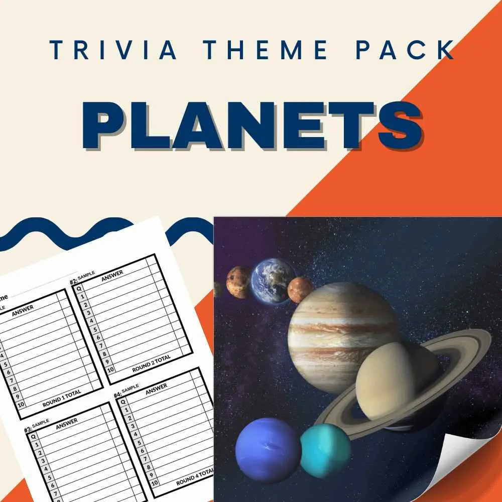 Planets Trivia Night Theme Pack