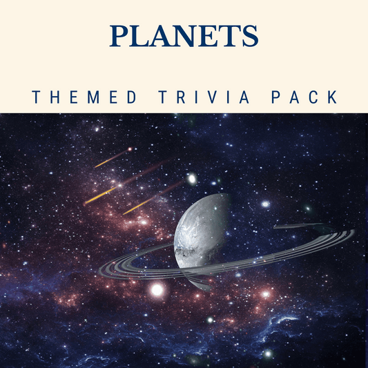 Planets Trivia Night Theme Pack – Fun and Educational Space-Themed Trivia Event Covering the Solar System and Astronomy