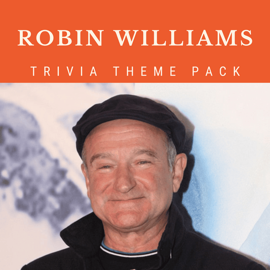 Robin Williams Trivia Night Theme Pack for Bars and Restaurants