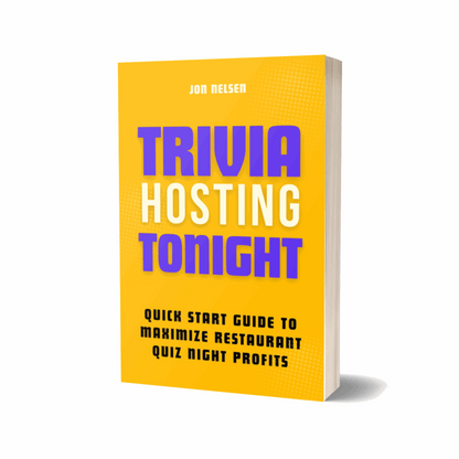 The Ultimate Trivia Marketing Bundle by Cheap Trivia includes books and marketing materials—perfect for anyone wanting to boost trivia events and maximize restaurant quiz night profits.