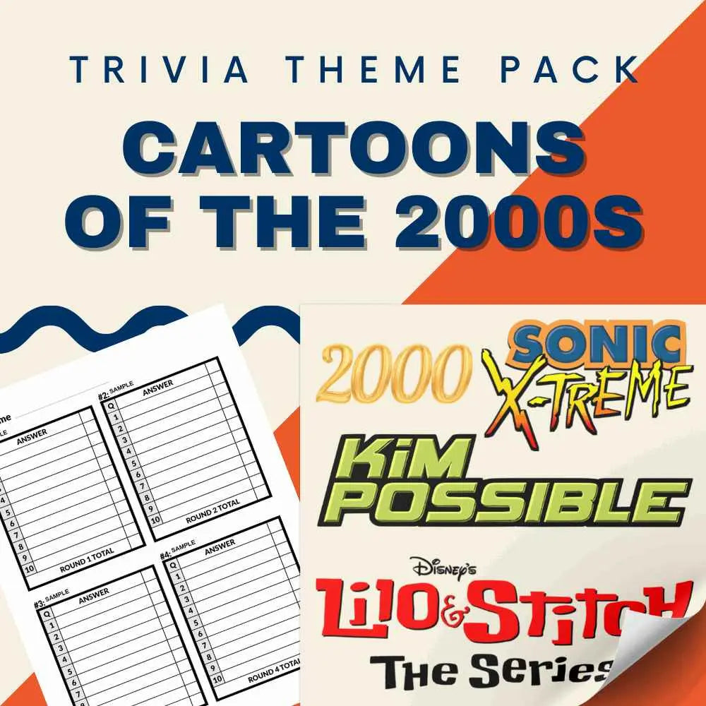 Cartoons of the 2000s Trivia Pack — 75+ Questions
