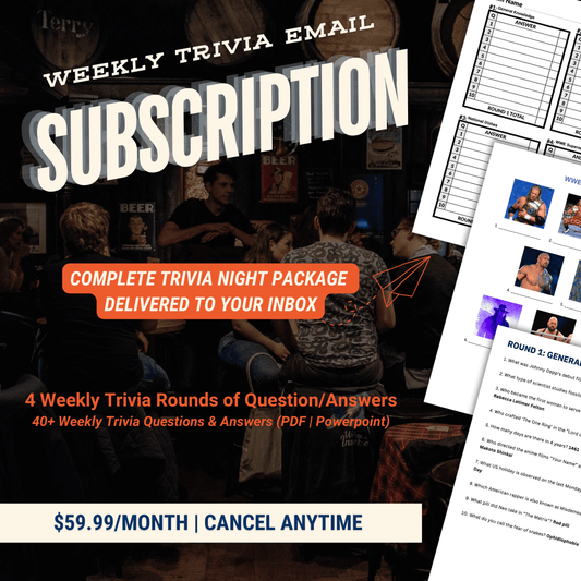 Weekly Trivia Subscription