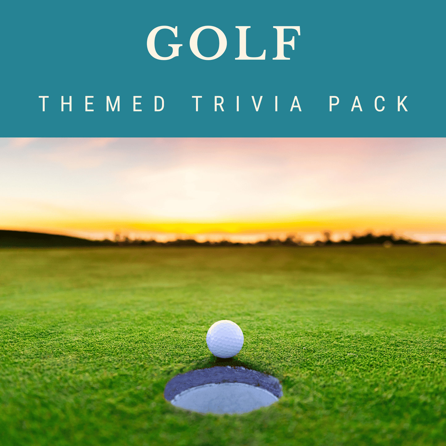 Golf Trivia Night Theme Pack for Bars and Restaurants