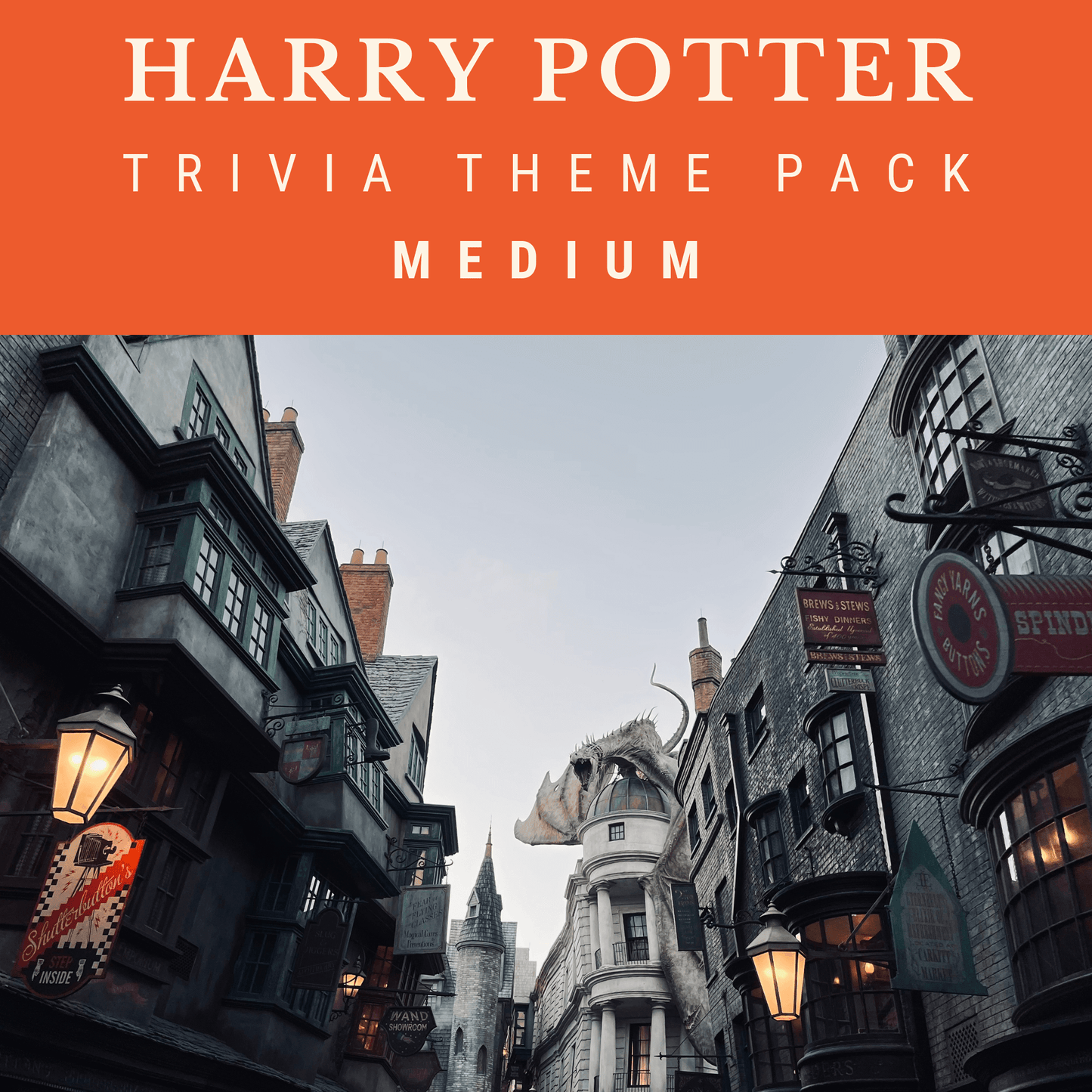 Harry Potter Trivia Night Theme Pack (Medium) for moderate difficulty trivia