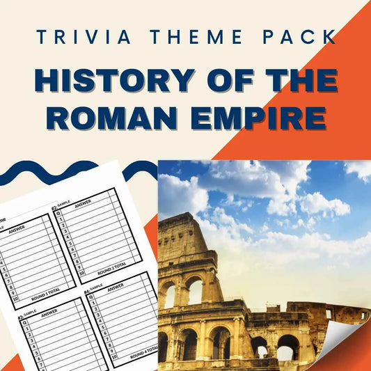 Roman Empire Trivia Night Theme Pack