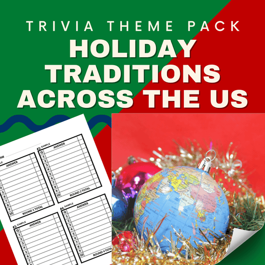 Holiday Traditions Across the US Printable Trivia Questions and Answers for Pub Quiz.