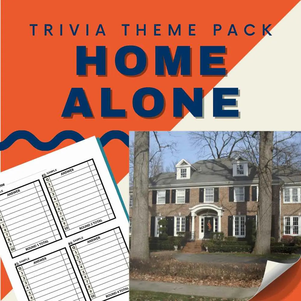 Home Alone Trivia Night Theme Pack