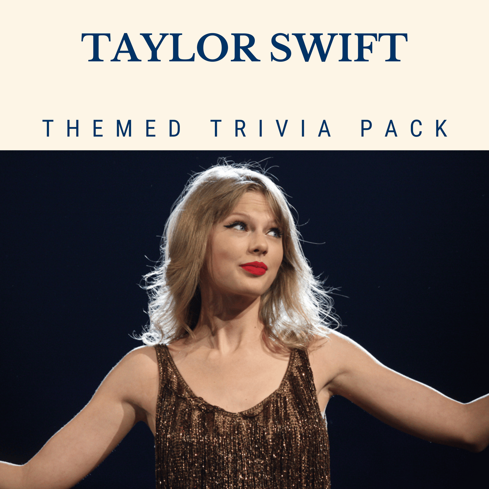 Taylor Swift Trivia Night Theme Pack for Bars and Restaurants