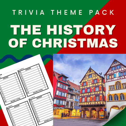 The History of Christmas Printable Trivia Questions and Answers for Pub Quiz.