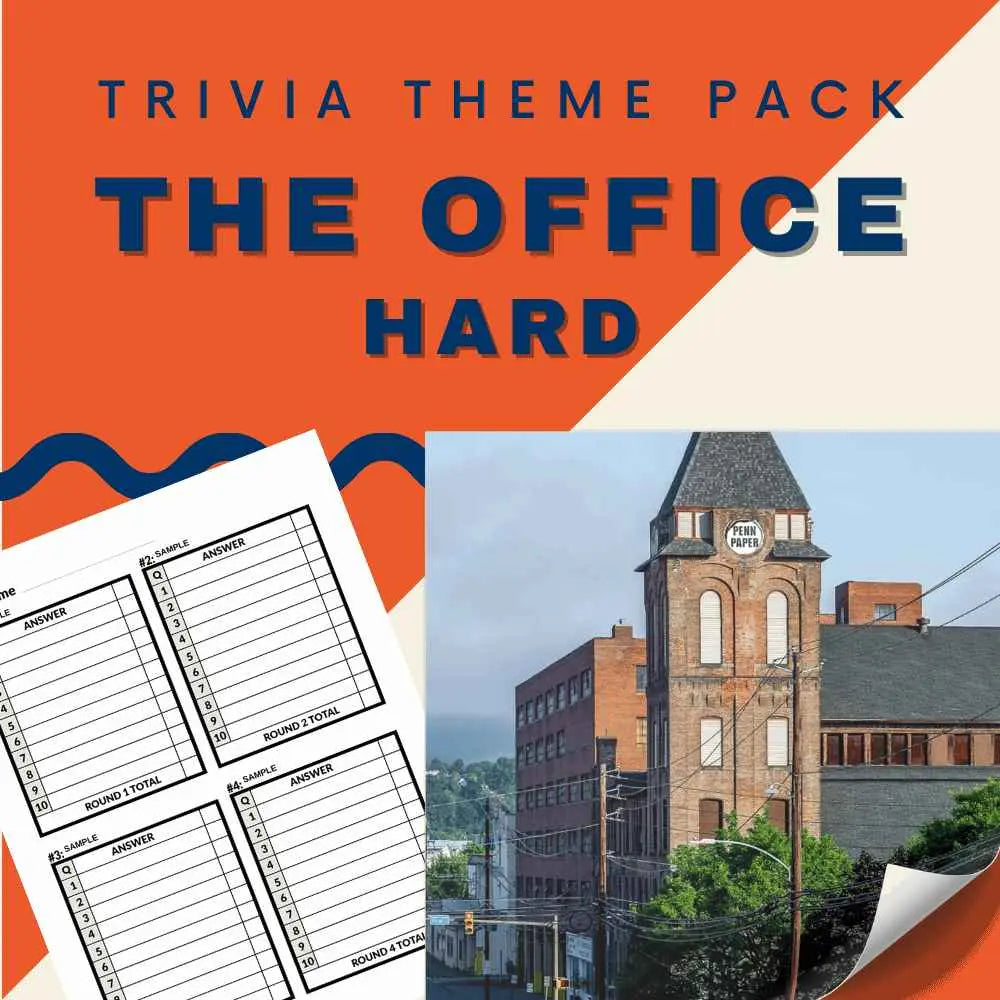 The Office (US Version) Trivia Night Theme Pack (HARD)