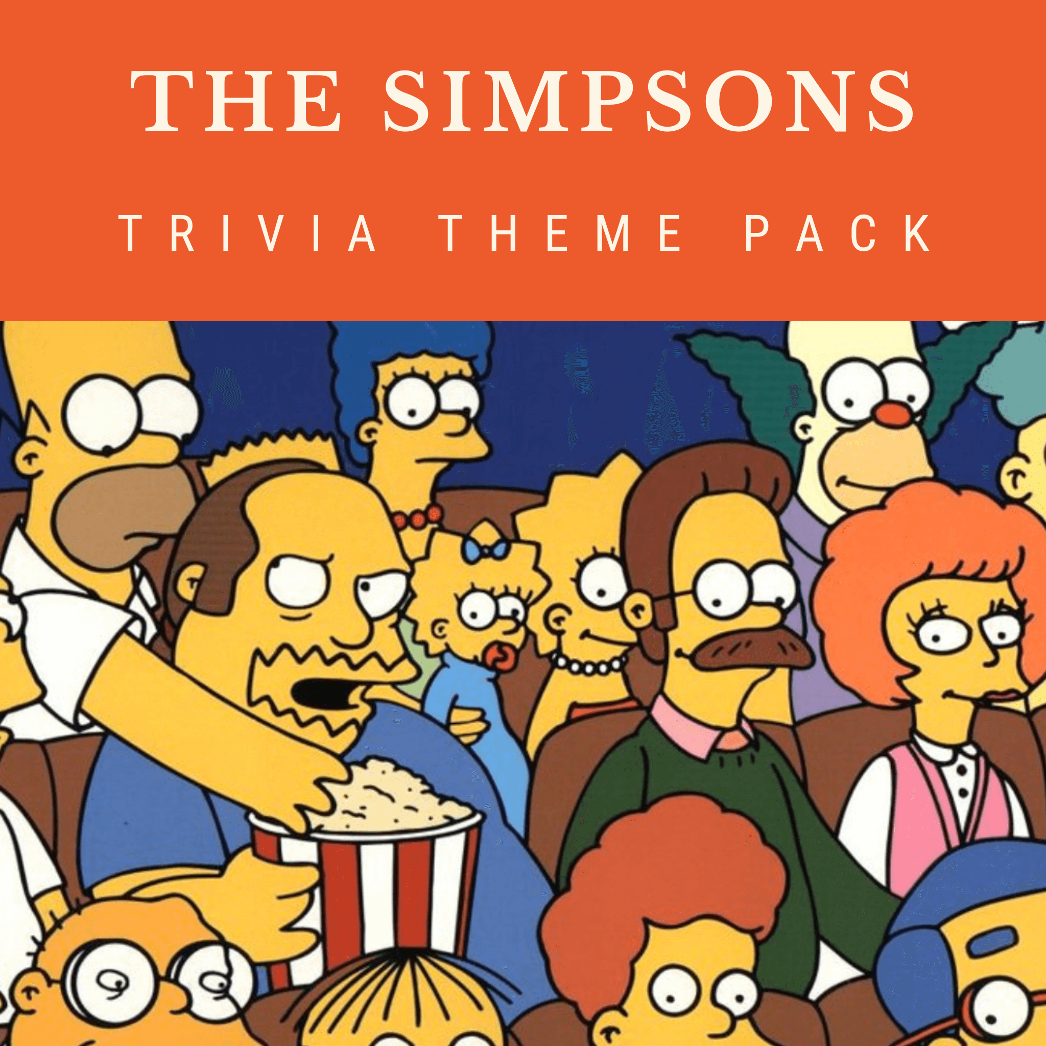 The Simpsons Trivia Night Theme Pack - TV and Movie Trivia Questions ...