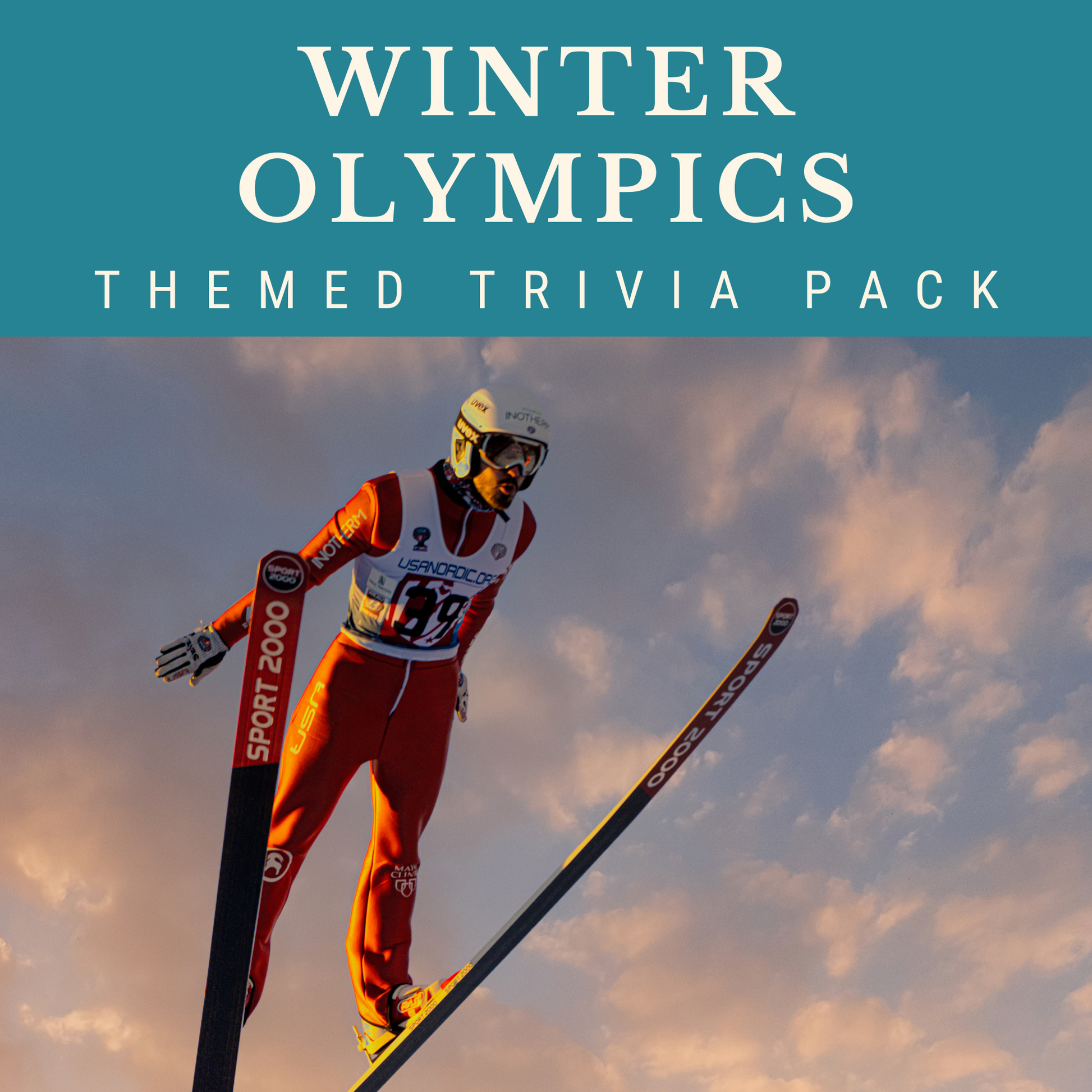 Winter Olympics Trivia Night Theme Pack for Bars and Restaurants