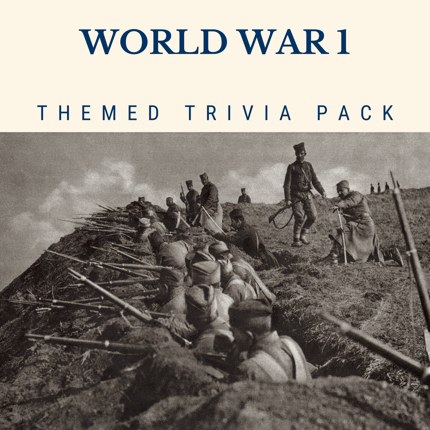 World War 1 Trivia Night Theme Pack for Bars and Restaurants